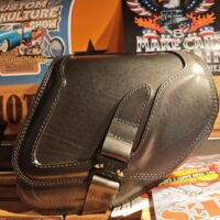 Solo-Satteltasche für Harley-Davidson schwarz