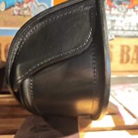 Solo-Satteltasche für Harley-Davidson schwarz
