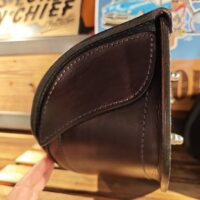 Solo-Satteltasche für Harley-Davidson Braun