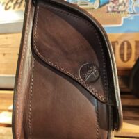 Solo-Satteltasche für Harley-Davidson Braun