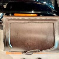 Solo-Satteltasche für Harley-Davidson Braun