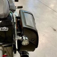 Solo-Satteltasche für Harley-Davidson schwarz