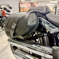 Solo-Satteltasche für Harley-Davidson schwarz
