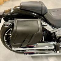 Solo-Satteltasche für Harley-Davidson schwarz