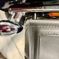 Solo-Satteltasche für Harley-Davidson schwarz